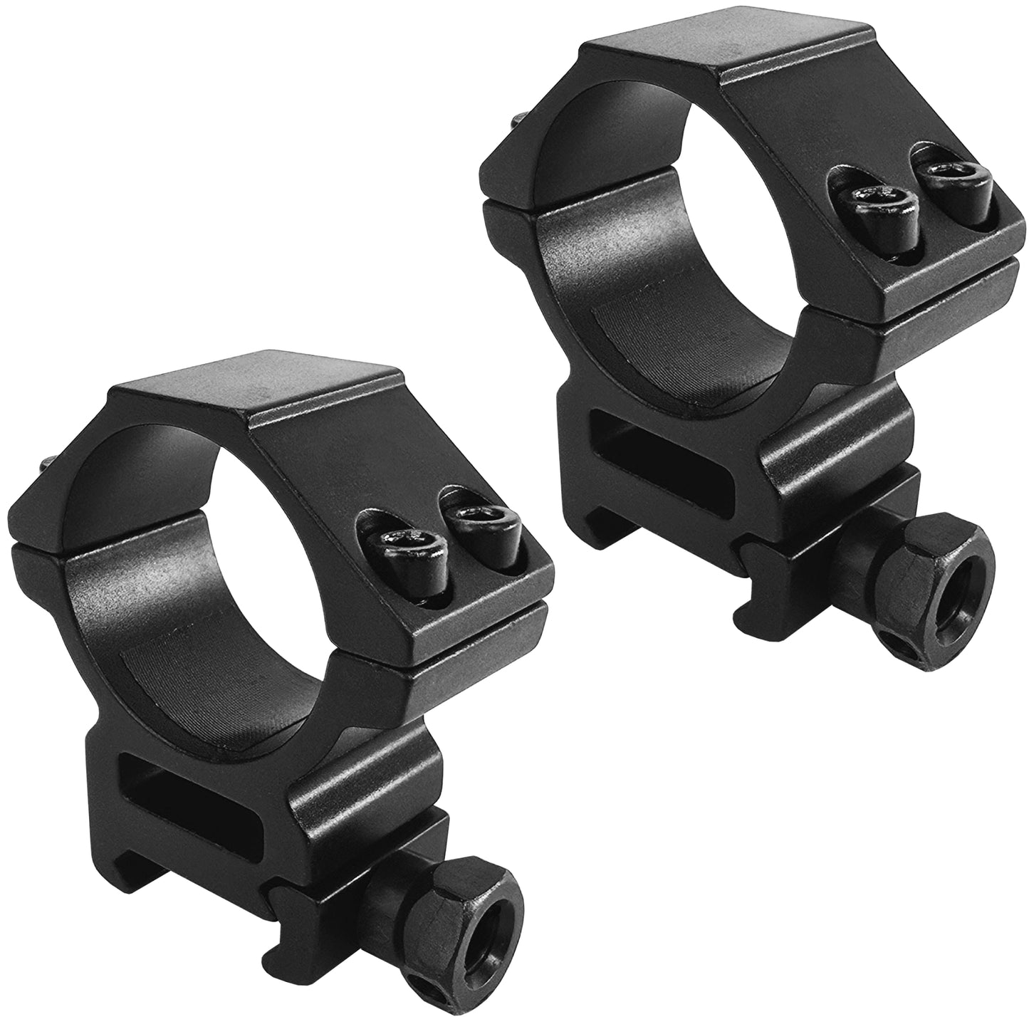 Low Mount Scope Ring 30 mm fits 20mm Picatinny Rail (2 pc)