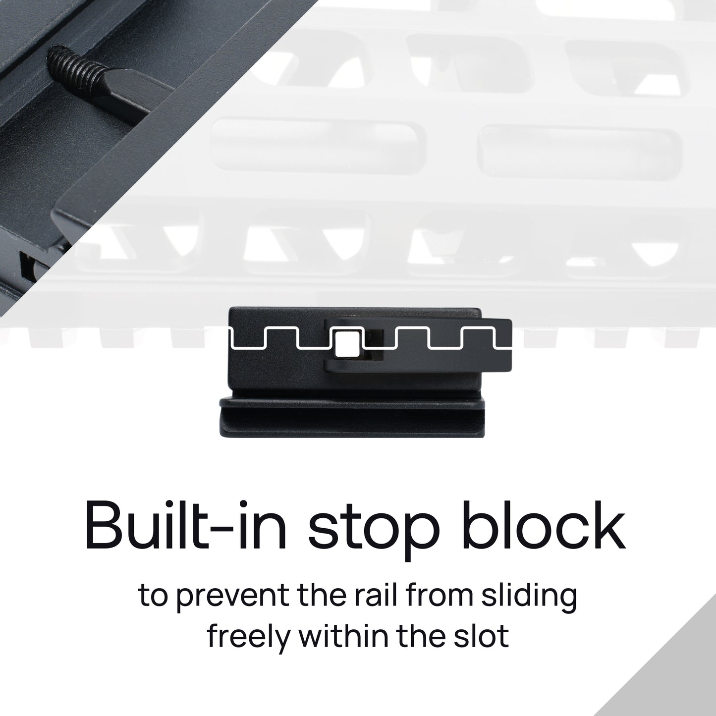 Picatinny Rail Adapter Arca-Swiss Mount for Tripod Head & Arca Clamp